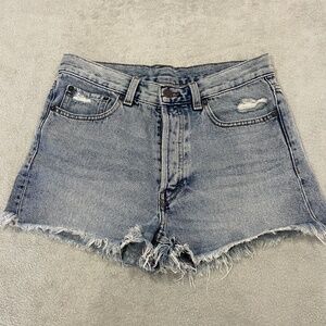Cheap Monday Mid-Rise Denim Jean Shorts Size 26